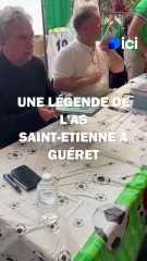 Dominique Rocheteau, légende de l'AS Saint-Etienne, en dédicace à Guéret