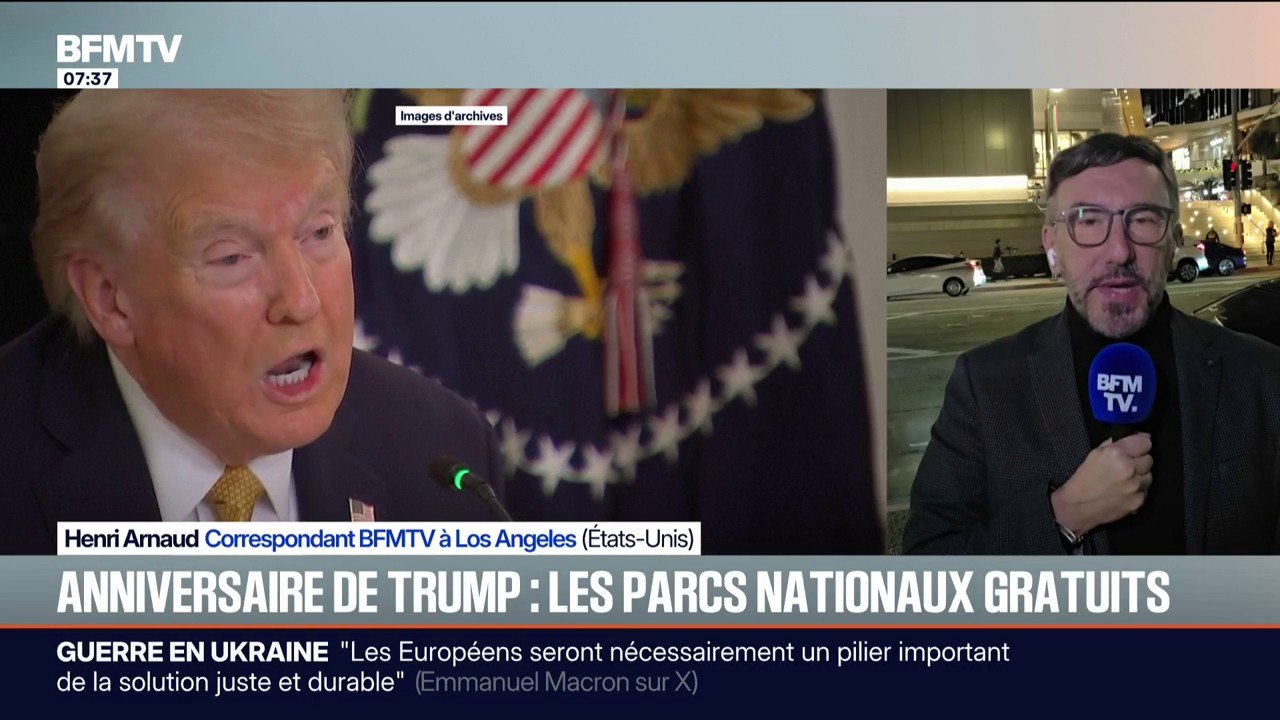 Aux États-Unis, le 14 juin, anniversaire de Donald Trump, l'entrée des parcs nationaux sera gratuite