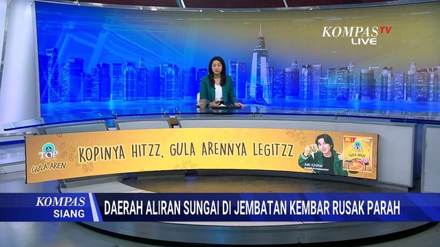 Pantauan Udara Ungkap Kerusakan Sekitar Aliran Sungai di Jembatan Kembar Padang Panjang Usai Banjir