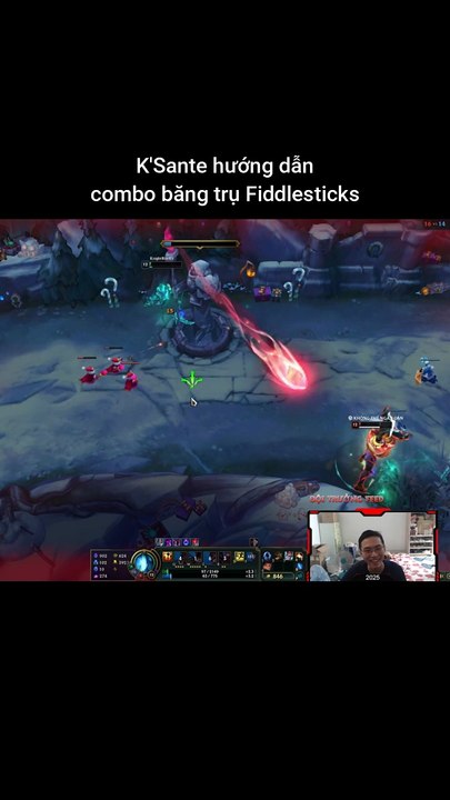 K'Sante hướng dẫn combo băng trụ Fiddlesticks #ksante #fiddlesticks #lienminhhuyenthoai #leagueoflegends #knightriseky