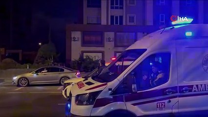 Kayseri'de bir garip olay: 3'üncü kattan çarşafla indikleri yerde mahsur kaldılar