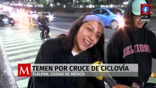 Avanza la ciclovía Gran Tenochtitlán, pero usuarios alertan riesgos en entronques