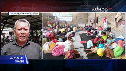 Kondisi Pengungsi Banjir di Batang Toru Tapsel, Masih Butuh Bantuan & Mulai Terserang Penyakit