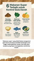 6 Makanan Super Terbaik yang bisa Mengontrol Gula Darah Secara Alami