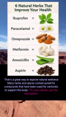 6 natural herbs that improve your health