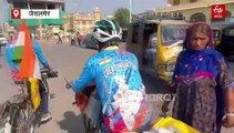 पर्यावरण संरक्षण की दिशा में प्रेरक साइकिल यात्रा पहुंची जैसलमेर, लोंगेवाला पर होगी समाप्त