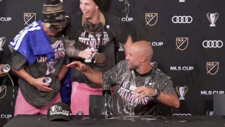 Inter Miami : Les joueurs interrompent Javier Mascherano pour célébrer le titre