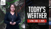 Today's Weather, 5 P.M. | Dec. 7, 2025
