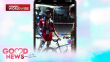 Lolo na naglalakad papunta sa trabaho, niregaluhan ng bisikleta ng tindera! | Good News