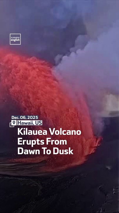 Kilauea Volcano Erupts From Dawn To Dusk