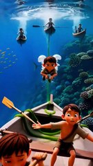 Lilliput Tiny Boat, Big Storm _ Hariput Great Island Challenge. #boatrace #lilliput #shorts #hariput