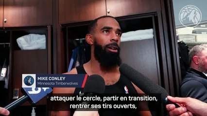 Timberwolves - Mike Conley encense Jaden McDaniels après sa performance décisive