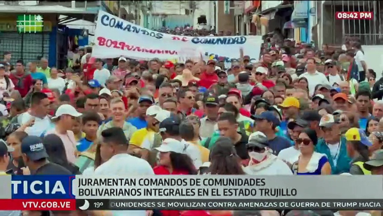 Juramentados los Comandos de Comunidades Bolivarianos Integrales en el estado Trujillo