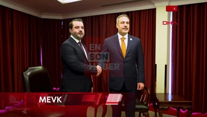 Dışişleri Bakanı Fidan Suriyeli mevkidaşı Şeybani ile görüştü