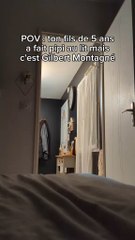 POV : ton fils de 5 ans a fait pipi au lit mais c'est Gilbert Montagné (taguez le pour qu'il voit ça ).