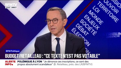 Suspension de la réforme des retraites: "C'est une lâcheté", lance Bruno Retailleau (LR), qui assure qu'on lui "avait signifié que jamais on n'y toucherait"