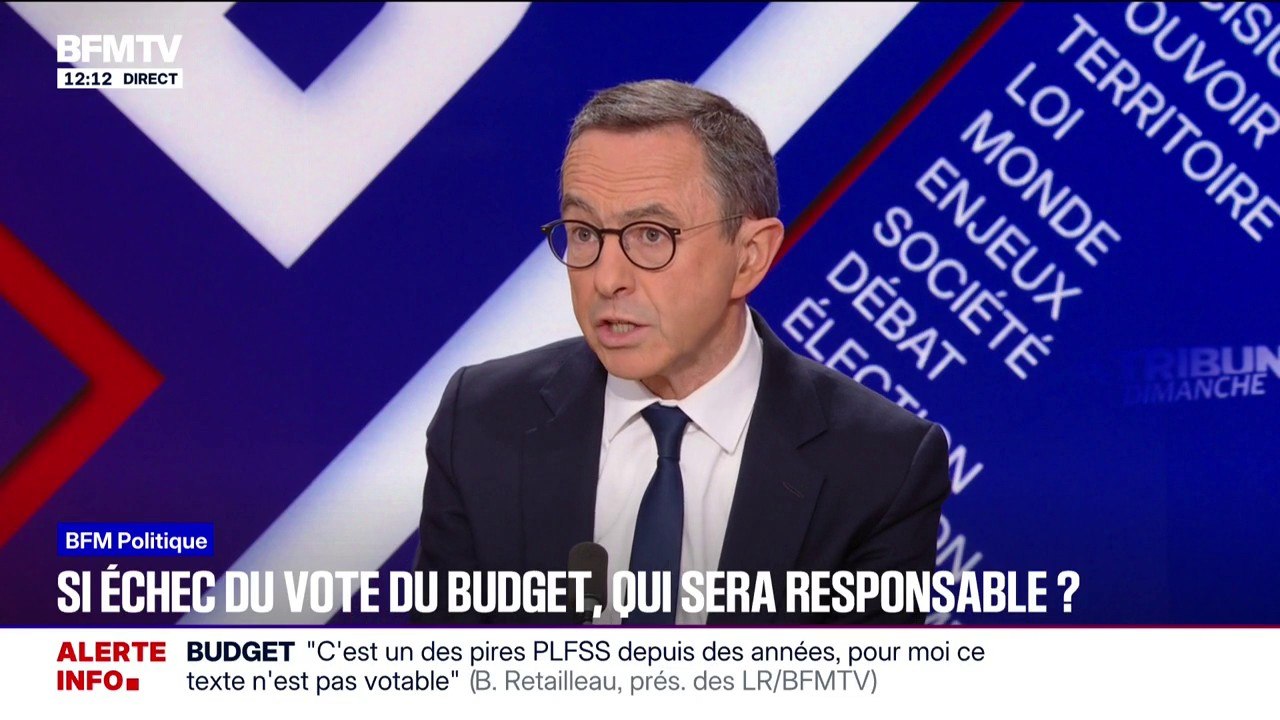 "Chaque jour justifie mon départ" du gouvernement, déclare Bruno Retailleau (LR) qui estime qu'"Emmanuel Macron a repris la main sur Matignon"