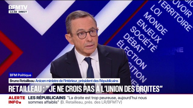 Bruno Retailleau (LR) souhaite qu'il y ait un candidat LR à la présidentielle 2027