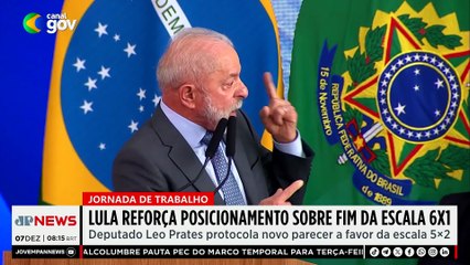 Lula reforça posicionamento sobre o fim da escala 6x1; comentaristas analisam
