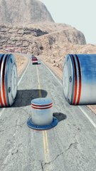 Realistic BeamNG Drive car crash physics. Watch in