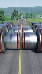 Realistic BeamNG Drive car crash physics. Watch in