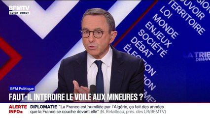 "Je pense que le voile est un drapeau de l'islam radical", affirme Bruno Retailleau (LR)