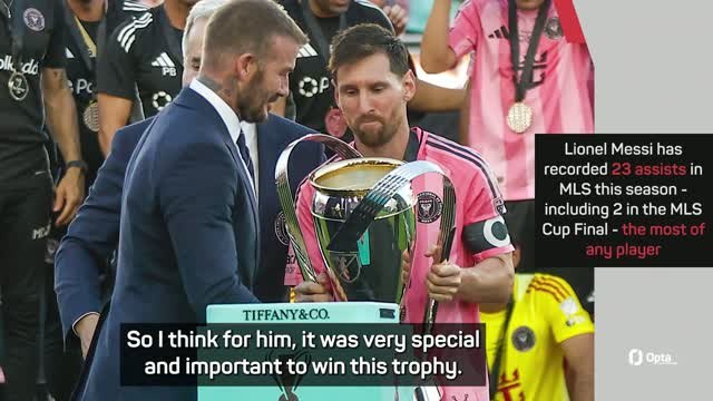 Mascherano hails Messi after 'very special' MLS Cup win