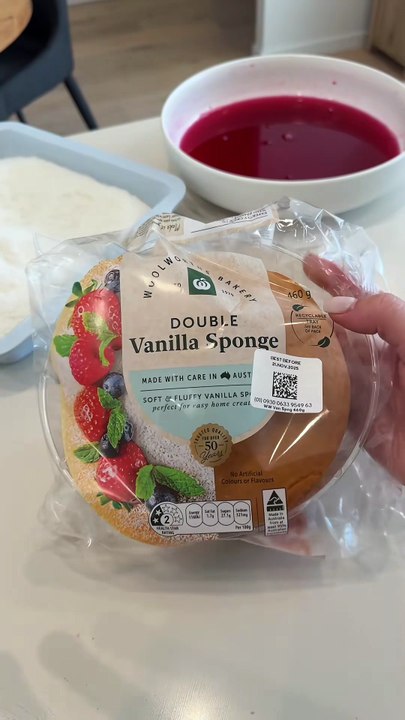 Raspberry Lamington Cake