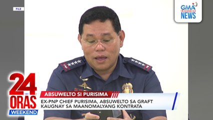 Ex-PNP Chief Purisima, absuwelto sa graft kaugnay sa maanomalyang kontrata | 24 Oras Weekend