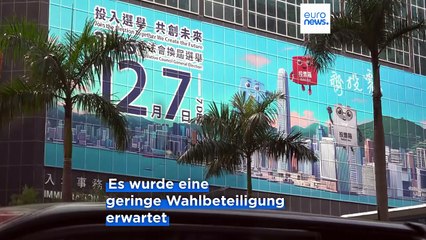 Hongkong: Wahlen im Schatten des Feuer-Infernos mit mindestens 159 Toten