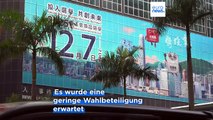 Hongkong: Wahlen im Schatten des Feuer-Infernos mit mindestens 159 Toten
