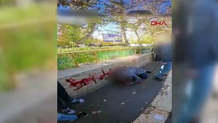 Yengesine mesaj atan kişiye pusu kurup, dehşeti yaşattı