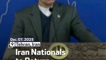 Iran Nationals to Return After US Crackdown