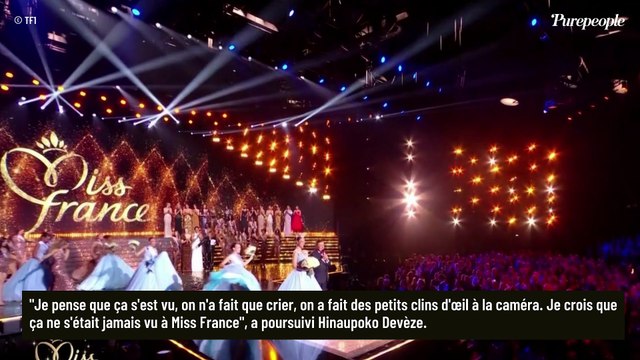 Jamais vu à Miss France : ce qu’Hinaupoko Devèze a dit à Juliette Collet, sa première dauphine, quelques secondes avant son sacre
