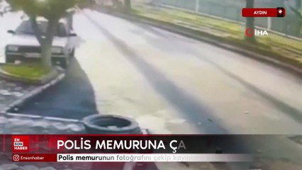 Aydın'da araçla çarparak yaraladığı polis memurunun fotoğrafını çekip kayıplara karıştı