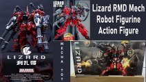 Unboxing & Assembly Red lizard knight action figure