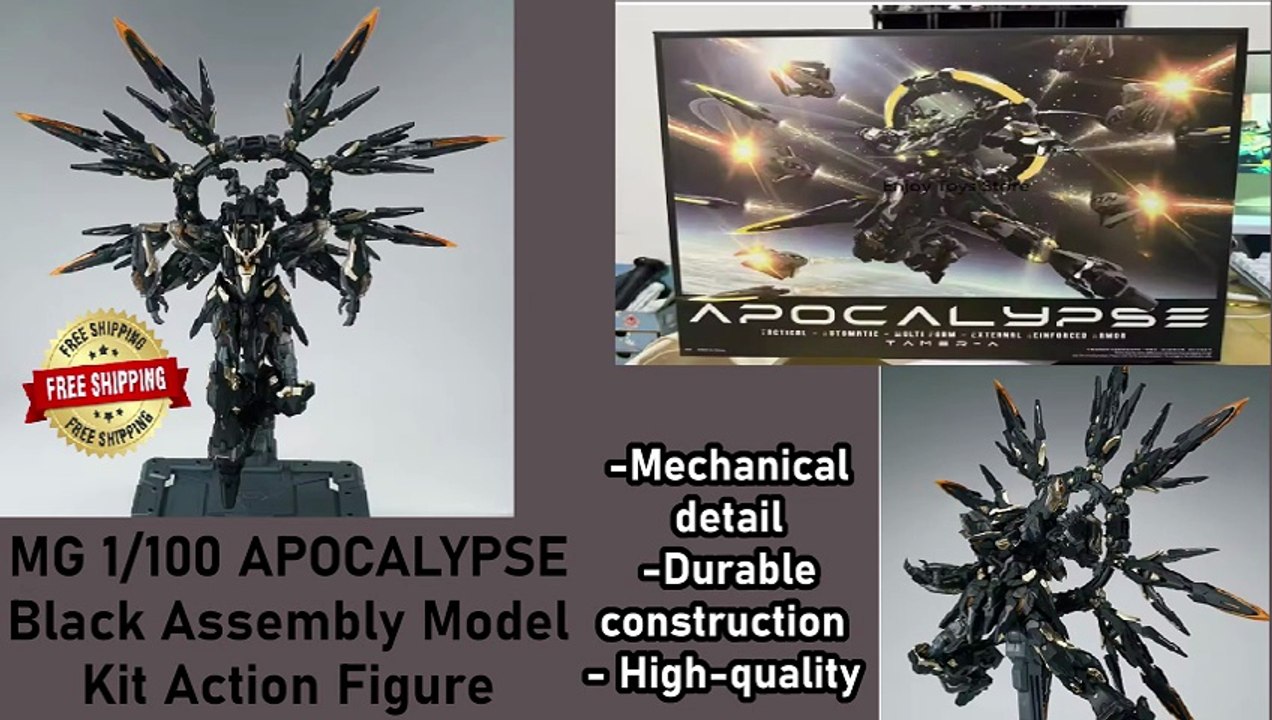 Unboxing & Assembly Black APOCALYPSE mecha toy