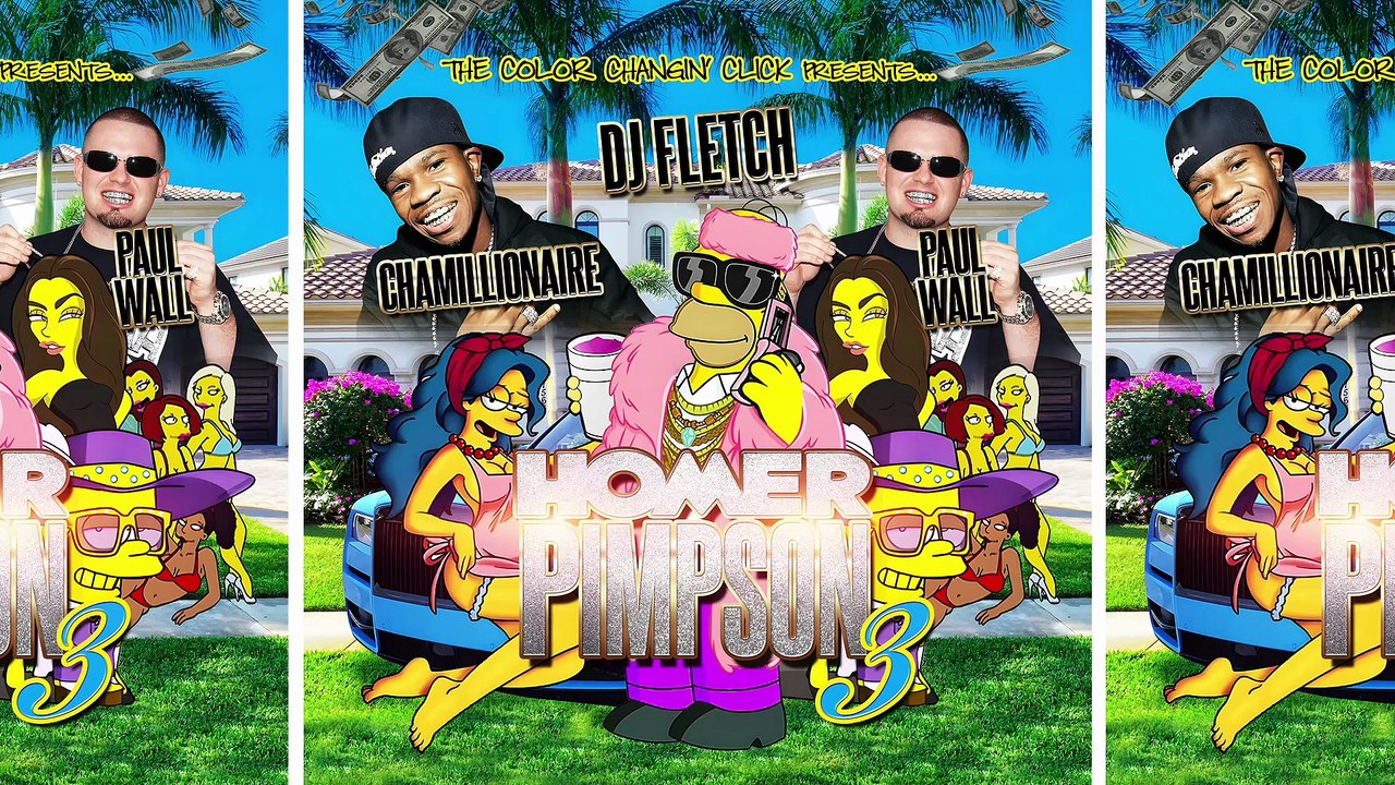 Color Changin' Click, Paul Wall, Chamillionaire & DJ Fletch - Homer Pimpson 3 (Disc 3/3) [Full Mixtape]