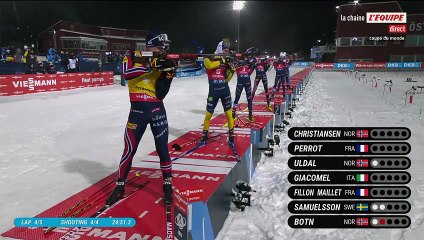 Quentin Fillon Maillet vainqueur de la poursuite à Östersund - Biathlon - Coupe du monde