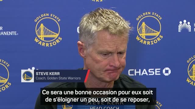 Warriors - Steve Kerr espère récupérer Stephen Curry d’ici vendredi