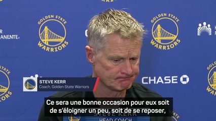 Warriors - Steve Kerr espère récupérer Stephen Curry d’ici vendredi