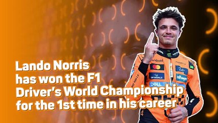 Lando Norris: Formula 1 world champion!