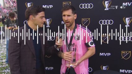 LIONEL MESSI habla tras GANAR la MLS con INTER MIAMI: ¡su TROFEO número 48!