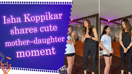 Isha Koppikar shares funny and adorable video with daughter, Rianna Narang