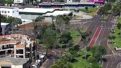 Câmera da Catve registra perseguição policial que termina com prisão de suspeito