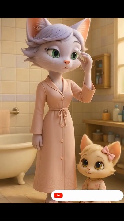 Kitten poisoned copying mom with eye drops