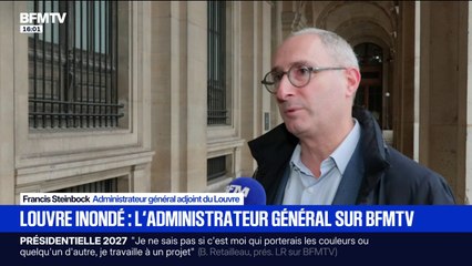 Louvre inondé: "On a recensé entre 300 et 400 ouvrages [endommagés], le décompte complet est en cours", déclare Francis Steinbock, administrateur général adjoint du Louvre