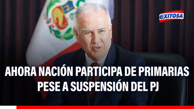 Partido Ahora Nación participa de primarias pese a que PJ suspendió su elección por delegados