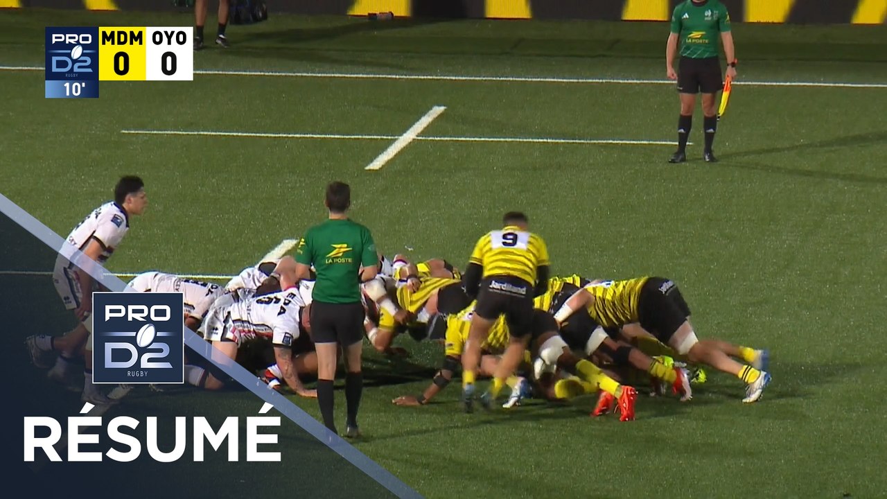 PRO D2 Saison 2025-2026 J13 - Résumé Stade Montois Rugby - Oyonnax Rugby