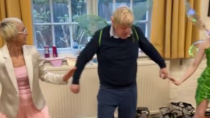 Boris Johnson dances in fairy wings at daughter Romy’s fourth birthday party
